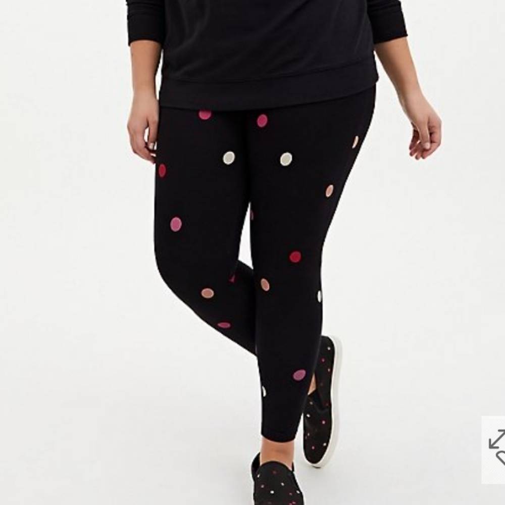 🆕️ MULTI SWEETHEART DOTS BLACK - PREMIUM LEGGING
